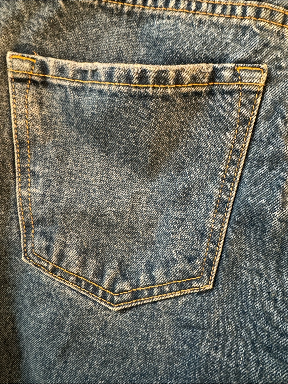 Bershka Women's Mom Jeans Straight Leg Jeans - Medium Blue - Picture 14 of 15